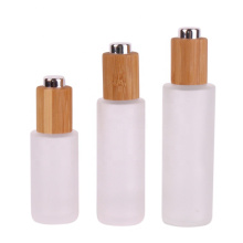 30ml 40ml 50ml 60ml cosmetic glass lotion packaging bottles with pump